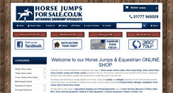 Desktop Screenshot of horsejumpsforsale.co.uk